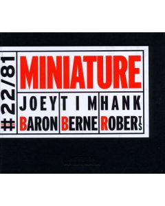 Joey Baron, Tim Berne & Hank Roberts - Miniature CD