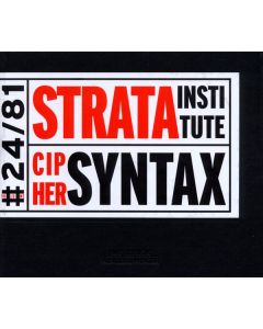 Strata Institute - Cipher Syntax CD