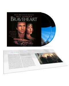 James Horner (1953-2015) - Braveheart (30th Anniversary) (Limited Edition) (Black W/ Blue Streak Vinyl) LP