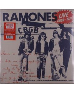 Ramones - Live At CBGB, 1977 (Transparent Red Vinyl) LP
