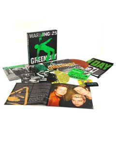 Green Day - Warning (25th Anniversary Edition) (Limited Numbered Super Deluxe Edition) (Green Galaxy, Yellow Marble & Orange Galaxy Vinyl) LP