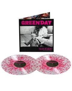 Green Day - Saviors (Limited Deluxe Indie Edition) (Clear W/ Hot Pink Splatter Vinyl) LP