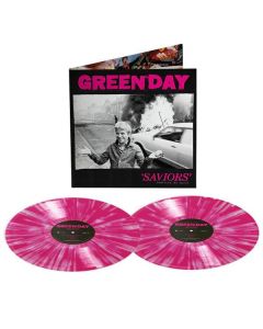Green Day - Saviors (Limited Deluxe Edition) (Hot Pink W/ White Splatter Vinyl) LP