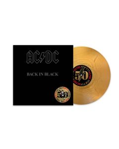 AC/DC - Back In Black (50th Anniversary) (remastered) (180g) (Gold Nugget Vinyl) (+ Artwork Print) LP