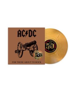 AC/DC - For Those About To Rock We Salute You (50th Anniversary) (180g) (Limited Edition) (Gold Nugget Vinyl) (+ Artwork Print) LP