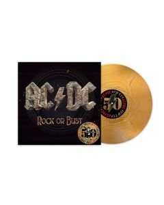 AC/DC - Rock Or Bust (50th Anniversary) (180g) (Limited Edition) (Gold Vinyl) (+ Artwork Print) LP
