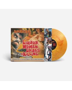 Supersuckers - Liquor, Women, Drugs & Killing (Orange Marble Vinyl) LP