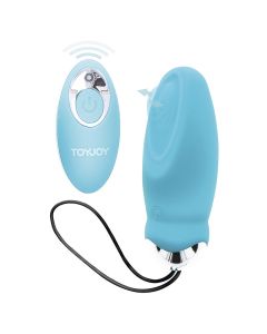 TOYJOY - HAPPINESS IM SO EGGCITED VIBRATOR FERNBEDIENUNG BLAU