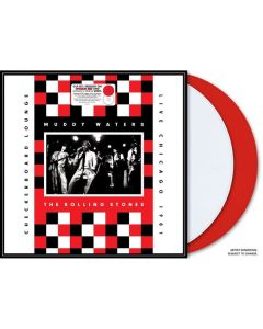 Muddy Waters & The Rolling Stones - Live At Checkerboard Lounge Chicago 1981 (Opaque Red Vinyl & Opaque White Vinyl) LP