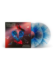 The Rolling Stones - Hackney Diamonds (First Anniversary) (Limited Edition) (Clear & Blue Splatter Vinyl) LP