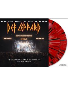 Def Leppard - Diamond Star Heroes: Live From Sheffield (Limited Edition) (Red W/ Black & White Splatter Vinyl) LP
