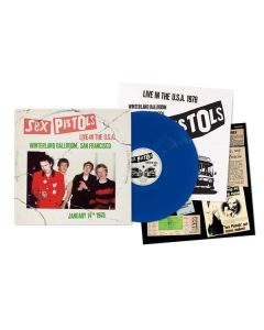 Sex Pistols - Live In The U.S.A. 1978: San Francisco 14th January, Winterland Ballroom (Limited Edition) (Blue Vinyl) LP
