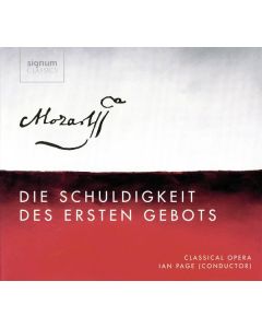 Wolfgang Amadeus Mozart (1756-1791) - Die Schuldigkeit des ersten Gebots KV 35 CD
