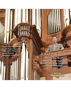 Jonathan Rudy - Three Halls CD