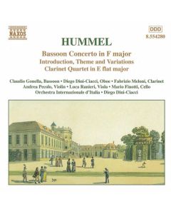 Johann Nepomuk Hummel (1778-1837) - Fagottkonzert F-dur CD