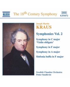 Joseph Martin Kraus (1756-1792) - Symphonien C-Dur,F-Dur,A-Dur (VB 138,130,128) CD
