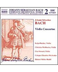 Johann Sebastian Bach (1685-1750) - Violinkonzerte BWV 1041-1043,1052 CD