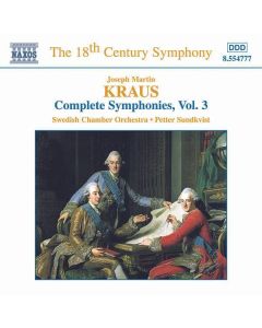 Joseph Martin Kraus (1756-1792) - Symphonien cis-moll,c-moll,e-moll CD
