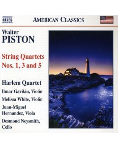 Walter Piston (1894-1976) - Streichquartette Nr.1,3,5 CD