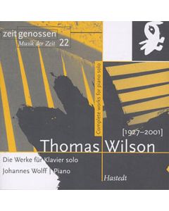 Thomas Wilson (1927-2001) - Klavierwerke CD