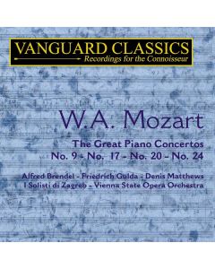 Wolfgang Amadeus Mozart (1756-1791) - Klavierkonzerte Nr.9,17,20,24 CD