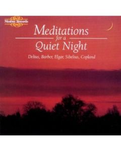 Meditations for a quiet night CD