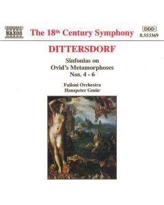 Karl Ditters von Dittersdorf (1739-1799) - Symphonien Nr.4-6 nach Ovids "Metamorphosen" CD