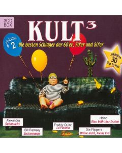 Kult hoch 3 - Die besten Schlager der 60er, 70er und 80er CD