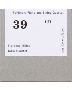 Morton Feldman (1926-1987) - Piano & String Quartet CD