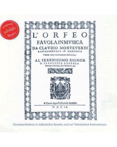 Claudio Monteverdi (1567-1643) - L'Orfeo (Neufassung nach dem Urtext) CD