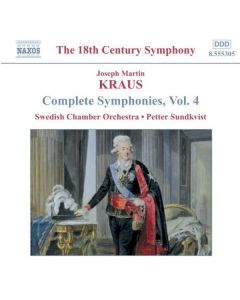 Joseph Martin Kraus (1756-1792) - Symphonien in D-Dur,Es-Dur,F-Dur (VB 143-145) CD