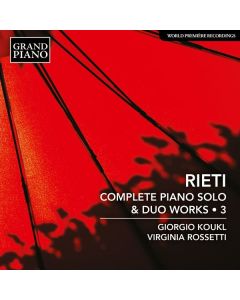 Vittorio Rieti (1898-1994) - Klavierwerke & Werke für 2 Klaviere Vol.3 CD
