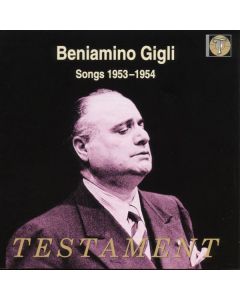 Benjamino Gigli - Songs 1953/54 CD