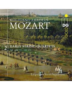 Wolfgang Amadeus Mozart (1756-1791) - Frühe Streichquartette Vol.2 CD