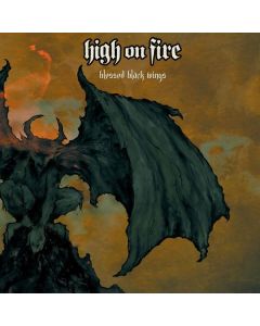 High On Fire - Blessed Black Wings (Limited Edition) (Aqua Blue And Halloween Orange Merge Vinyl) LP