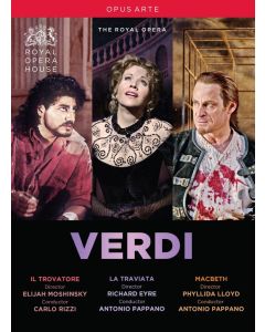 Giuseppe Verdi (1813-1901) - 3 Operngesamtaufnahmen DVD