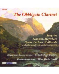 Eirian James - The Obbligato Clarinet (Lieder mit obligater Klarinette) CD