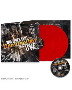 Unantastbar - Wir leben laut: Live (Red Vinyl) LP