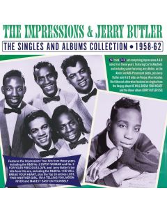 Jerry Butler & The Impressions - The Singles & Albums Collection 1958 - 1962 CD