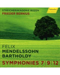 Felix Mendelssohn Bartholdy (1809-1847) - Streichersymphonien Nr.7,9,12 CD