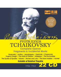 Peter Iljitsch Tschaikowsky (1840-1893) - Sämtliche Opern, Fragmente & Bühnenmusiken CD