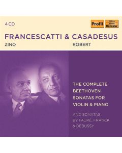 Zino Francescatti & Robert Casadesus - The Complete Beethoven Sonatas for Violin & Piano CD