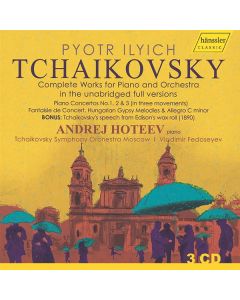 Peter Iljitsch Tschaikowsky (1840-1893) - Sämtliche Werke für Klavier & Orchester (Urschriften) CD