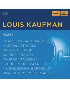 Louis Kaufman plays CD