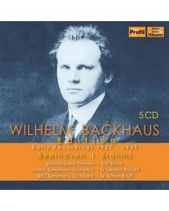 Wilhelm Backhaus Edition - Early Recordings 1927-1939 CD