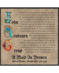 John Renbourn - A Maid in Bremen (Live At Roemer, Bremen Feb.14th 1978) CD