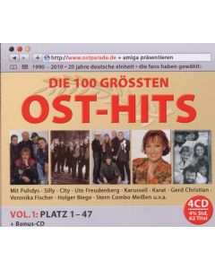 Die 100 größten Ost-Hits Vol. 1: Platz 1 - 47 CD
