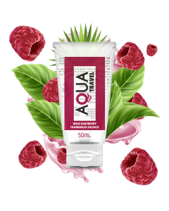 AQUA TRAVEL - SCHMIERMITTEL AUF WASSERBASIS MIT WILD-HIMBEER-GESCHMACK - 50 ML
