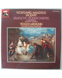 Yehudi Menuhin: Mozart (1756-1791) • Sämtliche Violinkonzerte 4 LP-Box 