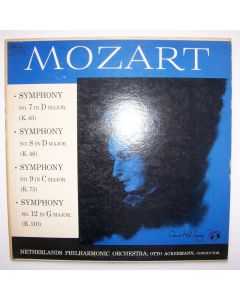 Otto Ackermann: Wolfgang Amadeus Mozart (1756-1791) • Symphonies LP-1